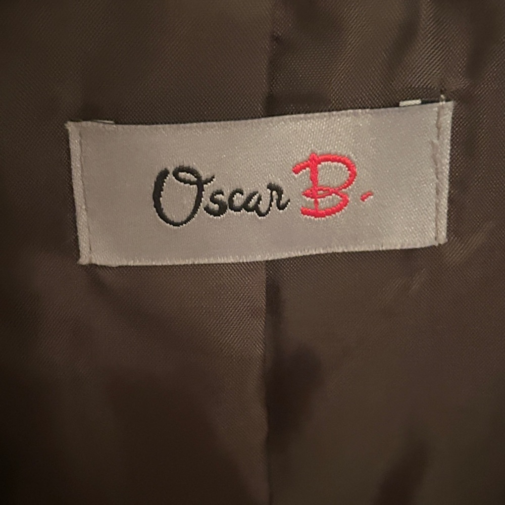Women's Brown Tailored Blazer with 3-Button Front, size 10 - Picture 5 of 7
